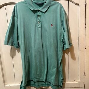 Polo by Ralph Lauren Men's Teal Polo Shirt